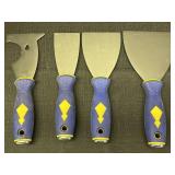 4pc. Putty knives/scrapers