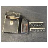Vtg Amprobe Cable Tracer Kit in leather case