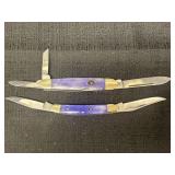 Whitetail Cutlery 2 blade stainless pocket knives