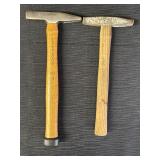 2 tack hammers, 1 Master Mechanic 5oz, other has