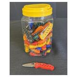 Frost Cutlery small pocket knives 55+ in plastic
