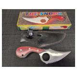 The Snook steel blade Skinner Knife 4in blade