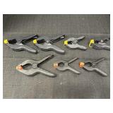 Quick grip & other plastic spring clamps