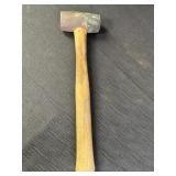 Temco brass head hickory hammer, 14in length