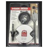 Black & Decker door lock installation kit