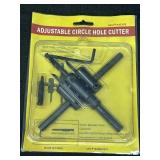 Adjustable circle hole cutter SKU #P37370