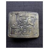 USA 200 Bicentennial Belt Buckle Lewis Buckles o