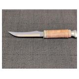 Medium Skinner Knife w/ leather handle