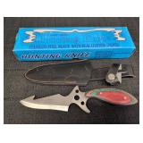 Hunting Knife stainless steel 5in blade w/
