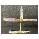 Whitetail Cutlery 2 blade stainless pocket knives
