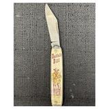 Novelty Buffalo Bill folding pocket knife
