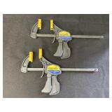2 Quick grip mini bar clamps