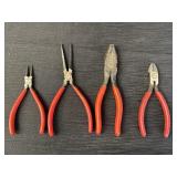 4 electrical/Linesmanï¿½s pliers - Snap-on E700 &