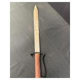 Heavy handmade D guard handle 23in blade sword