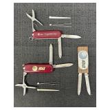AT&T advertising Swiss Army knives types multi