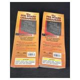2 new 50pc peg board organizers