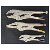 Stanley MaxSteel & misc locking pliers