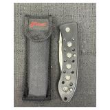 Barracuda Folding Pocket Knife w/ Frost Case