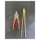 14' blacksmith tongs & Wiss M5 Cut Snip