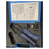 Coax crimp tool kit in case (broken latches)