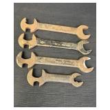 4 Bell System telephone linemanï¿½s wrenches - 1 B &