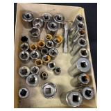 Variety of Craftsman 3/8in drive sockets, SAE &