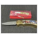 Frost Cutlery Firefighters stainless folding knife