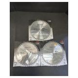 3- Tool Shop 10' Carbide Tipped Blades