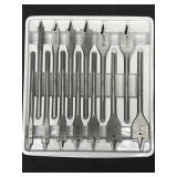 13 pc spade drill bit set variety sized