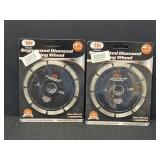 2- IIT 4.5' Segmented Diamond Cutting Wheels