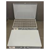 (2) Klein tools 20-Compartment Metal Storage Box