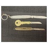 Variety of one blade pocket knives