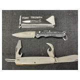 1989 Camillus 3-tool pocketknife & Fory Triumph