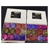2 boxes, 12pc each, 2in storage containers,