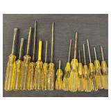 15 Bell System, Stanley screwdrivers, mostly