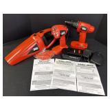 Black & Decker 18V cordless tool set featuring a