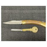 AT&T advertising & key stainless pocket knives