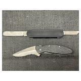 Serrated blade pocket knife & richartz solingen