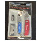 Pittsburgh 2pc Folding Utility Knife Set