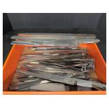 Misc stainless steel kitchen knife blades