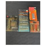 Variety of extensions & bits, 4 packages - 3in