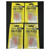 (4) Western Safety re-usable ear plugs item 94328