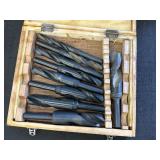 8pc HSS Sliver & Deming Drills 9/16-1'