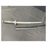 Japanese-style katana sword w/scabbard, 17in blade