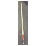 Decorative replica sword resembling medieval