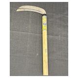 Japanese-style Kama, 6.5in blade, 14in handle.