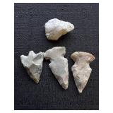 Arrowheads & Crystal like Stone
