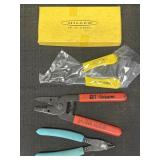(3) Miller & T-stripper wire cutters/strippers