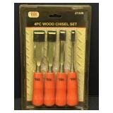 Illinois Industrial Tool 4PC wood chisel set