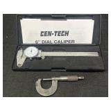Cen-Tech 6' Dial Caliper model 40926 & outside